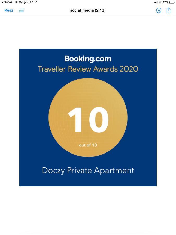 Doczy Private Apartment 데브레첸 외부 사진